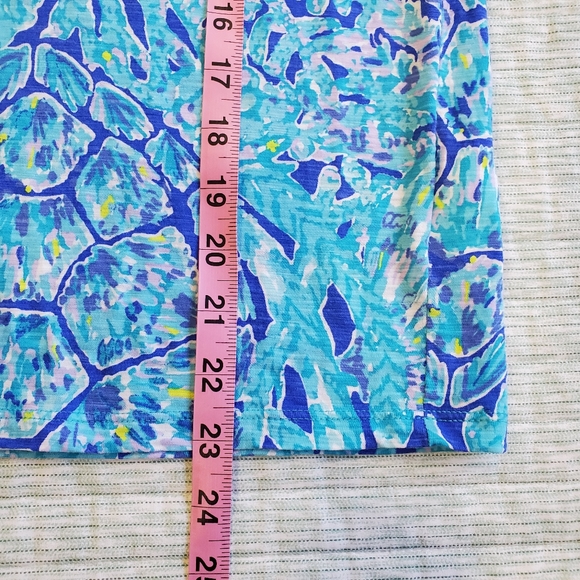Lilly Pulitzer Daley Tee Xsmall Oversized Tortuga Time Turtles Beach Preppy M - Picture 13 of 15
